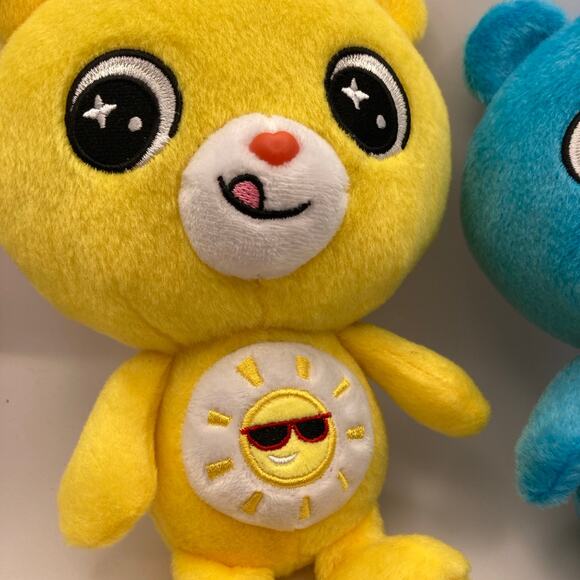 Set Of 2 Care Bears 40th Anniversary Care Bear Cubs 9-In Plush Grumpy & Funshine - Picture 2 of 6